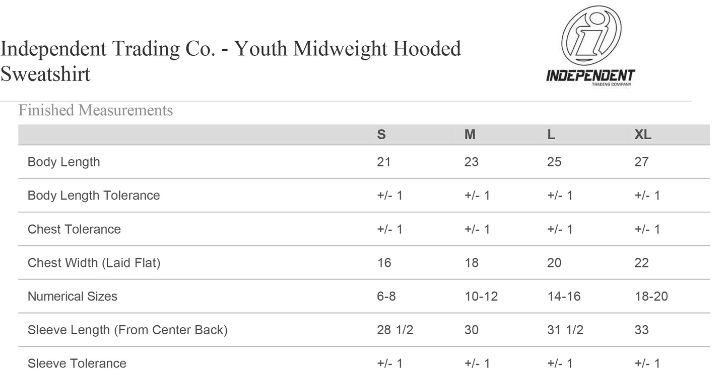 Youth Independent Trading Co. Midweight Hooded Sweatshirt